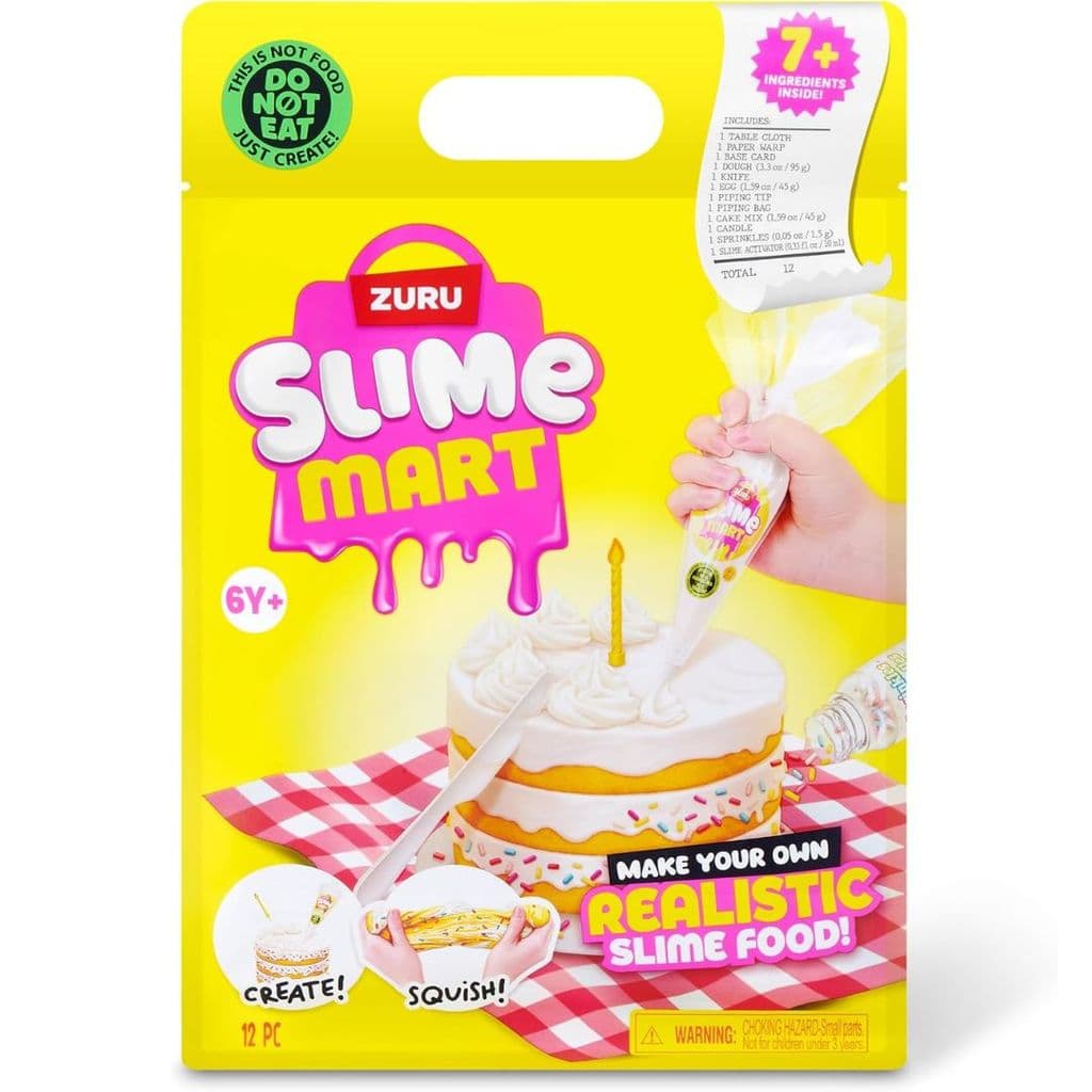 Slime Mart Birthday Cake Make Your Slime Food FUN F0213-4