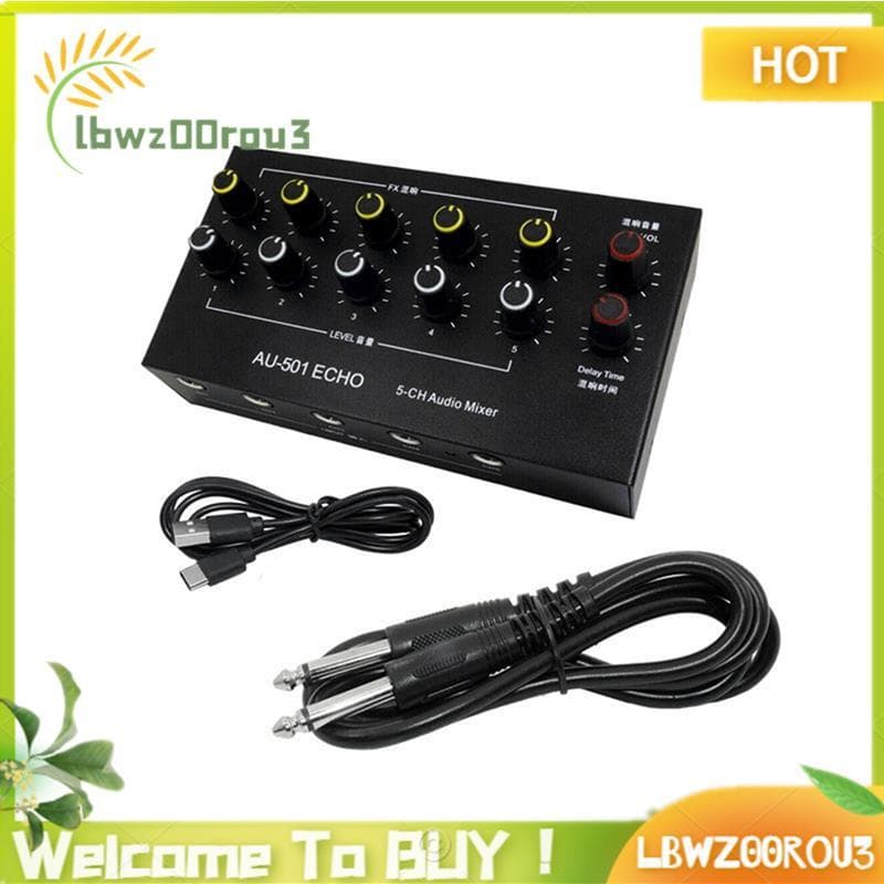 Mixer De Microfone Condensador Expansor Hub Entrada Multicanal
