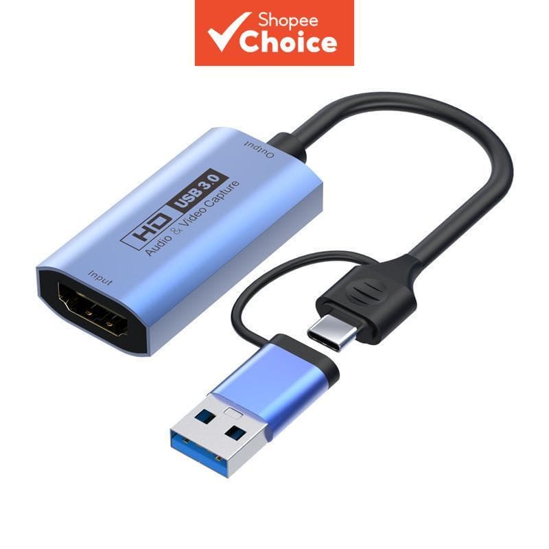 Placa De Captura De Vídeo USB 4K 3.0 Tipo-C 1080P 60Hz Grabber Para Sistema De Áudio E De Telefone PC Elite X