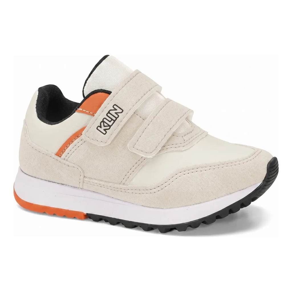 Tênis Baby Infantil Klin Mini Walk Meninos Confortável Urbano Tiras Autocolantes  Anatômico