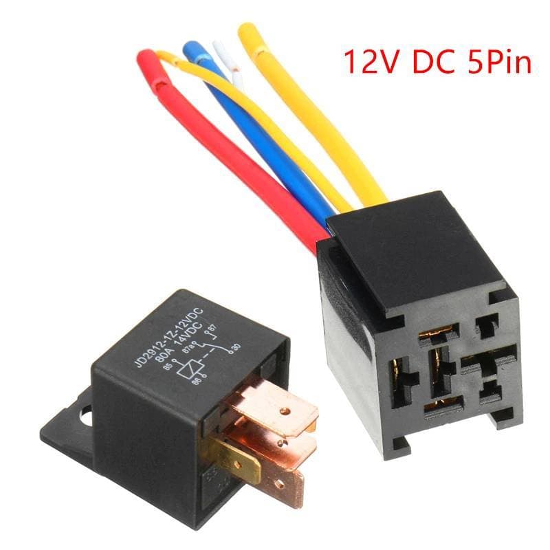 [B & H] À Prova D'água 12V 80A 5Pin DC AMP SPDT Relé De Carro + Prático Soet Car Starter Automotivo Relés Universais (br