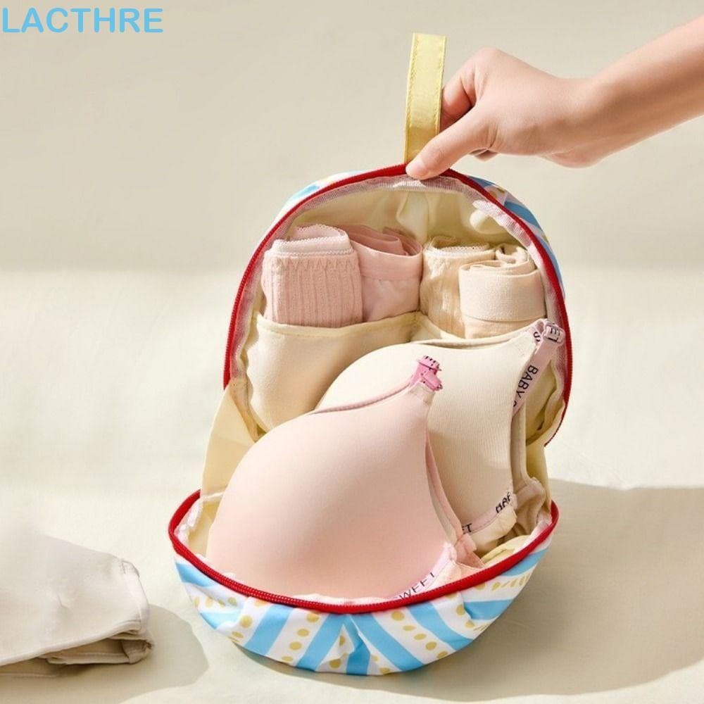 Bolsa Íntima Para Roupas LACTHRE , Dobrável Armazenamento De Íntimas De Desenho Animado , Com De Sutiã Zíper