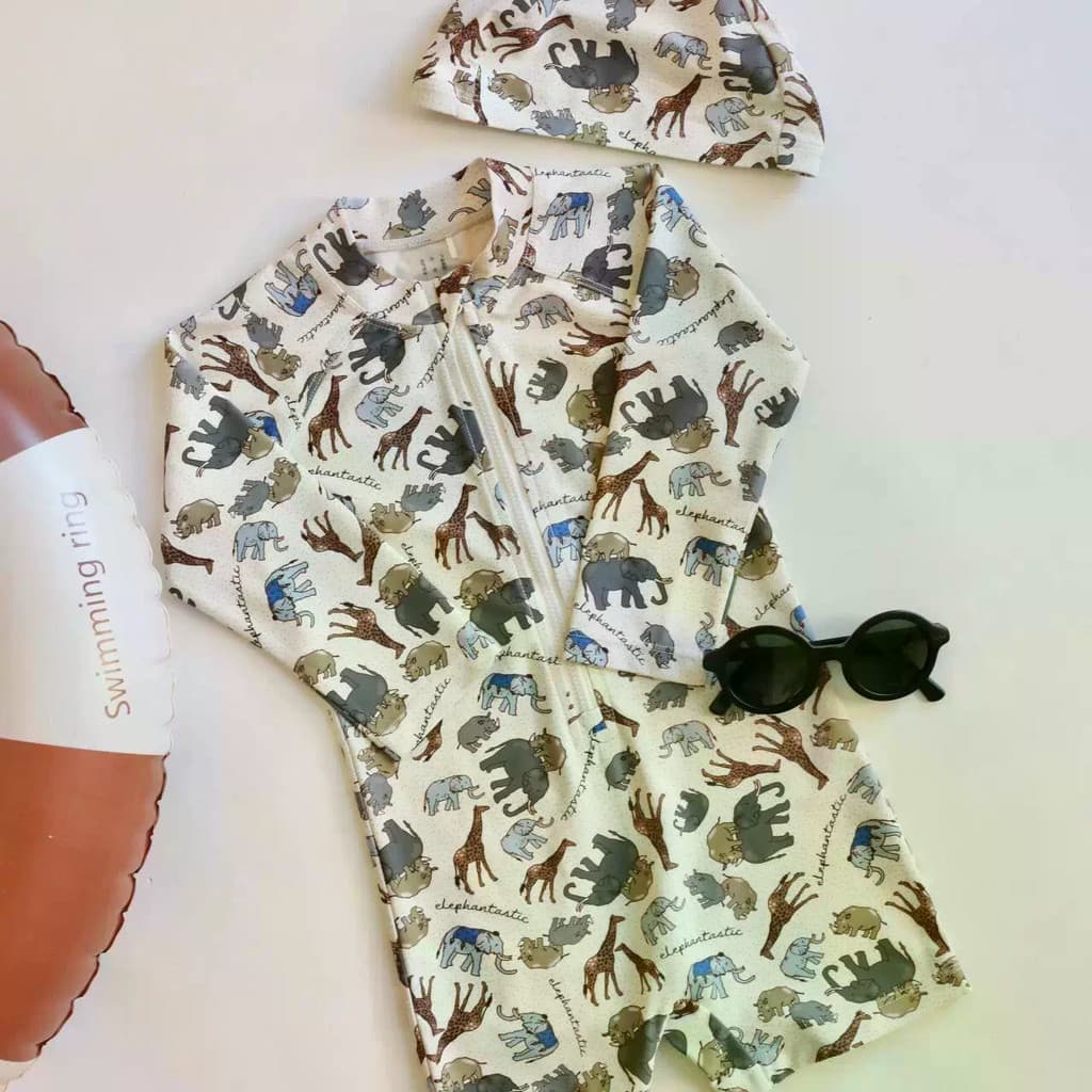 Criança Surf Maiô Crianças Meninas Manga Longa Roupa De Banho Secagem Rápida UV Proteção Solar Bebê Uma Peça Rash Guard