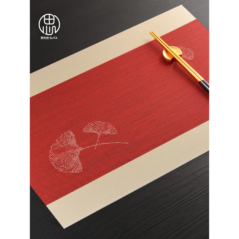 Estilo chinês estilo ocidental ocidental Placemats tapetes de isolamento térmico tapetes de mesa Anti-escaldante tigela