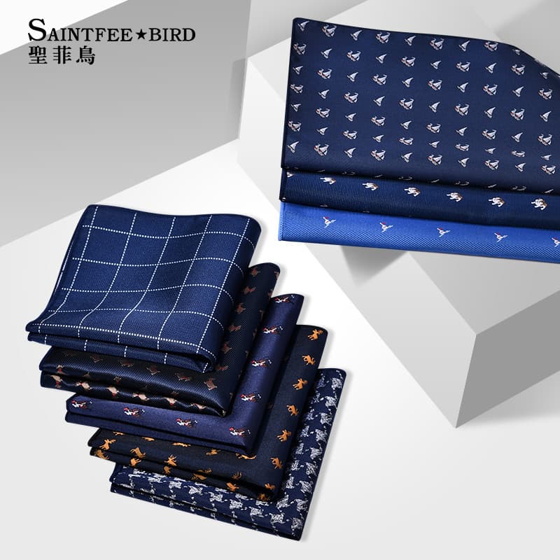 Terno masculino bolso quadrado quadrado terno Formal noivo terno de casamento peito quadrado lenço Cas