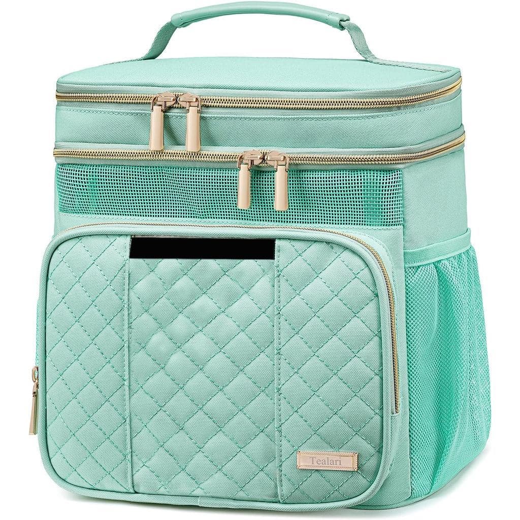 Bolsa de maquiagem grande para mulheres Tealari, bolsa de banheiro, bolsa de chuveiro à prova d'água, bolsa de cosmético