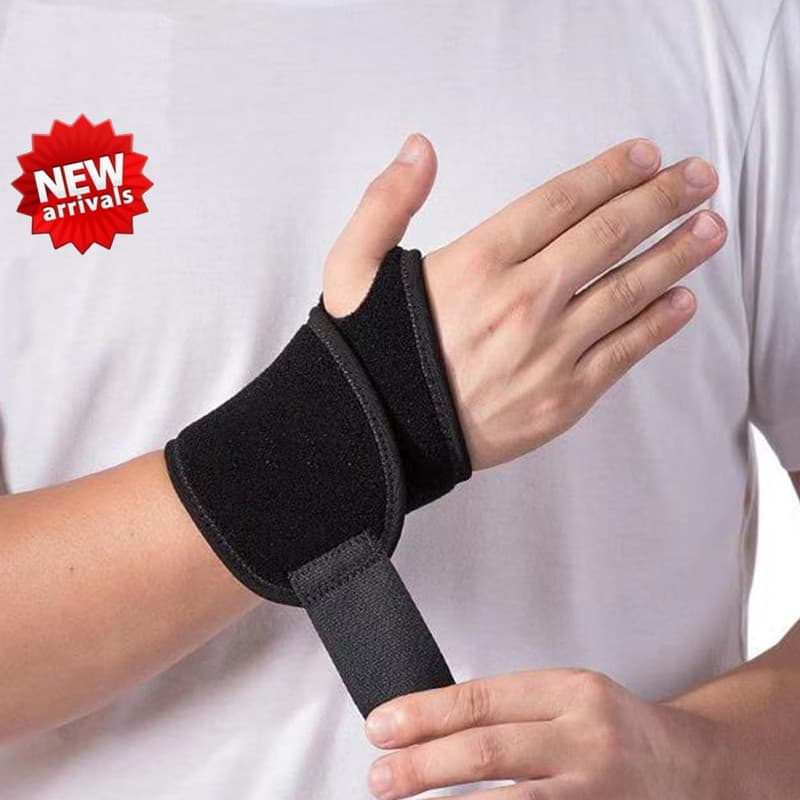 < YP > Preto Esporte Todas As Estações Absorvente De Suor Respirável Guarda De Pulso Pulseiras Esportivas Para Homens Mu