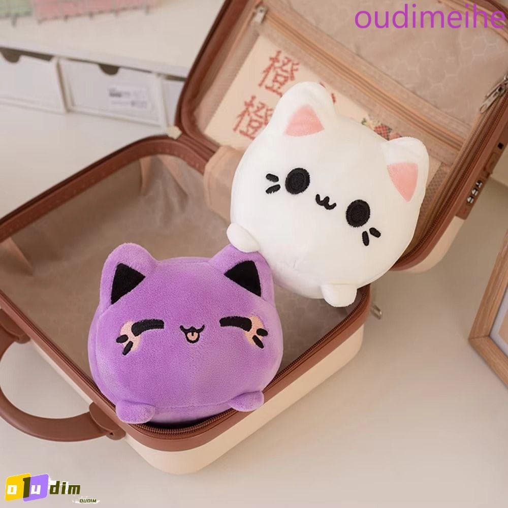 OUDIMEIHE Gato Preto Recheado , Rosa Peachy Bonito Plushie Gatinho Brinquedos De Pelúcia , 20cm Bichos Bonecos Macios