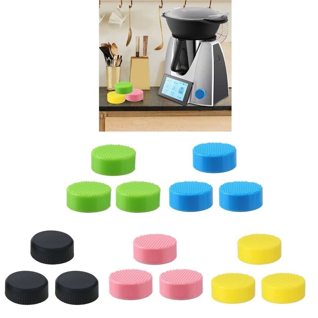 3 Mangas Protetoras De Silicone Para Interruptor De Fogão TM6-Preto