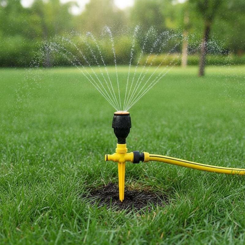 360 ° Aspersor Giratório Para Gramado , Sistema De Irrigação Automática Ajustável Jardim , Pátio , Quintal , Cuidados Co