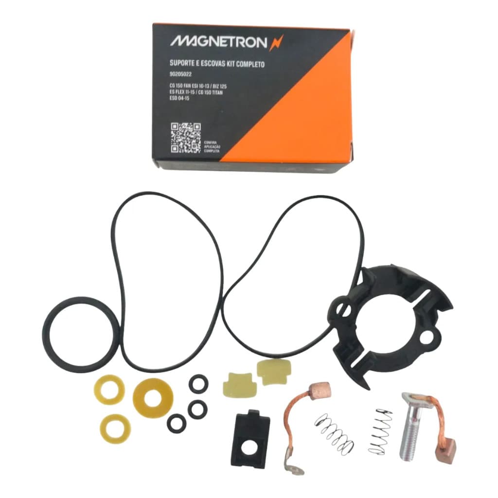 Escova Motor Arranque Completa Bros 160 Titan 160 Magnetron
