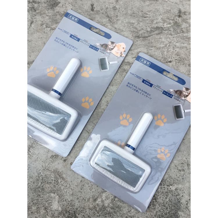 Pente para animais de estimação, pente de agulha de aço inoxidável para cães e gatos, pente Universal para remoção de pe