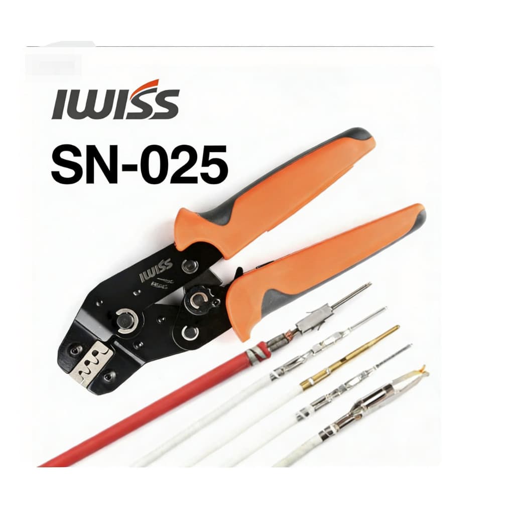 Alicate de crimpagem Terminal de mola IWISS SN025