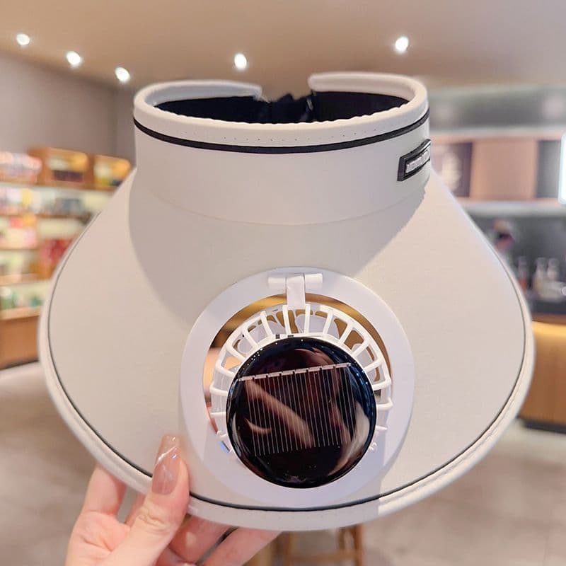Chapéu de ventilador Solar aba grande guarda-sol chapéu masculino verão pesca ao ar livre protetor Solar chapéu Anti-ult