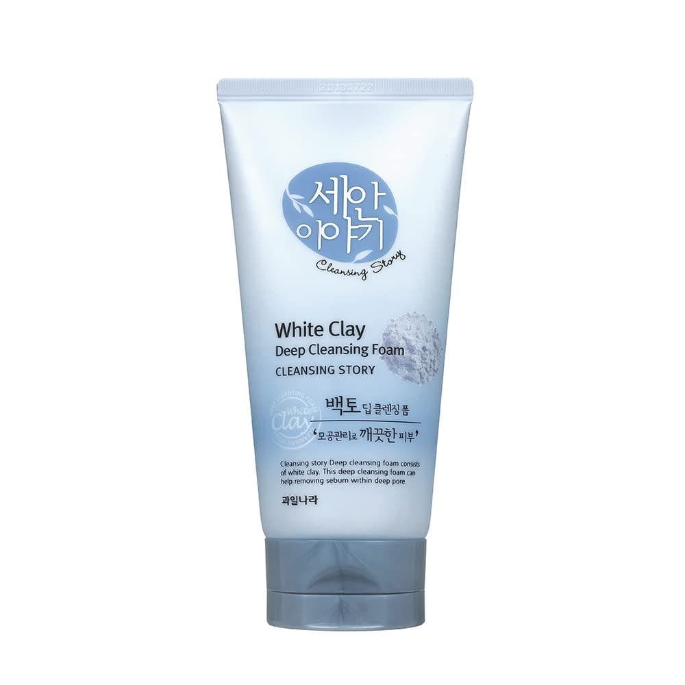 Kwailnara Cleansing Story Espuma de Limpeza Facial Profunda Natural - Argila Branca