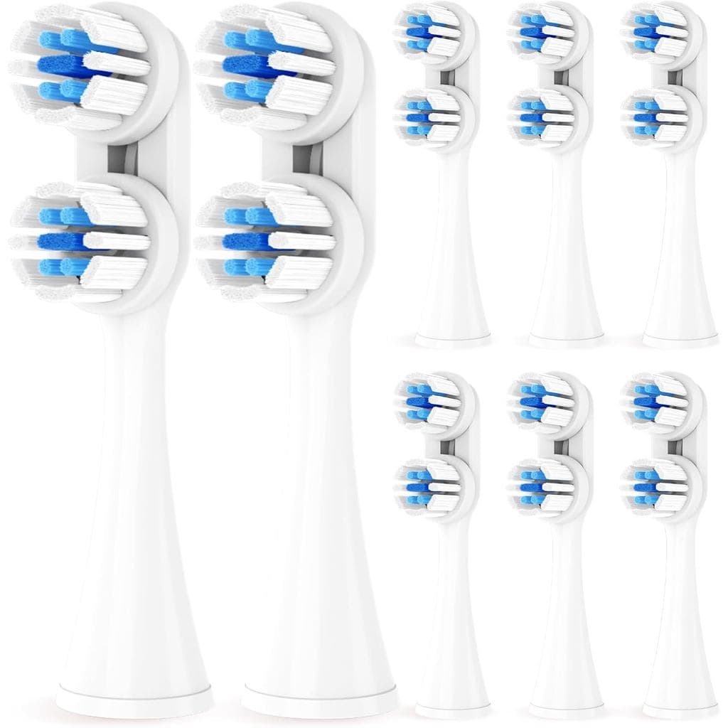 Cabeças de Escova de Dentes de Substituição Compatíveis com Escova Elétrica a Bateria Spinbrush Versão Antiga PRO Clean/