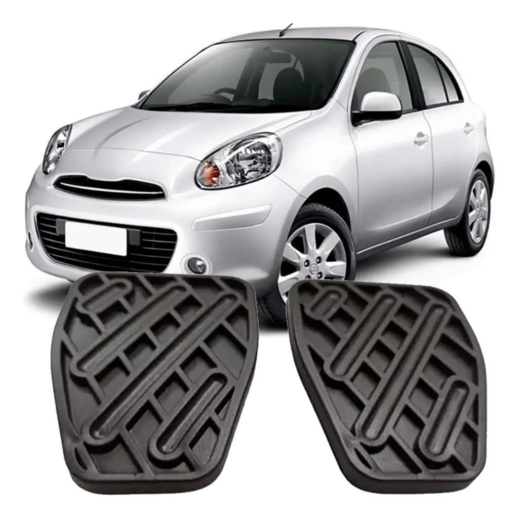 Par Capa Pedal  Freio Embreagem March Versa Sentra
