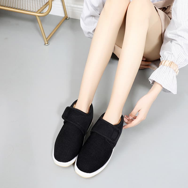 Inverno velho pequim sapatos de pano sapatos de algodão feminino de alta qualidade engrossado quente de meia-idade idoso