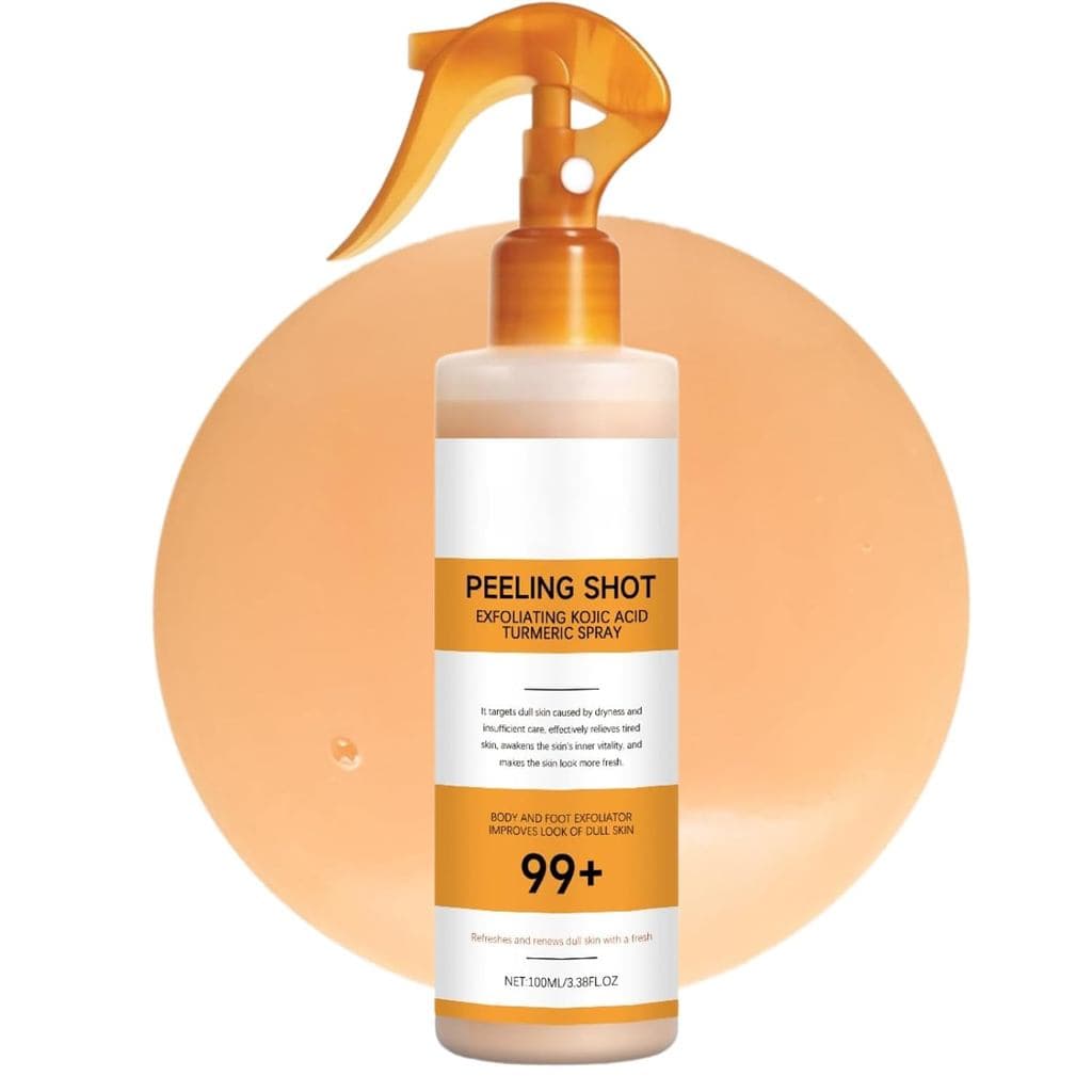 Removedor de Manchas Escuras para Esfoliação Corporal com Ácido Kójico e Cúrcuma, Tratamento Suave para Hiperpigmentação