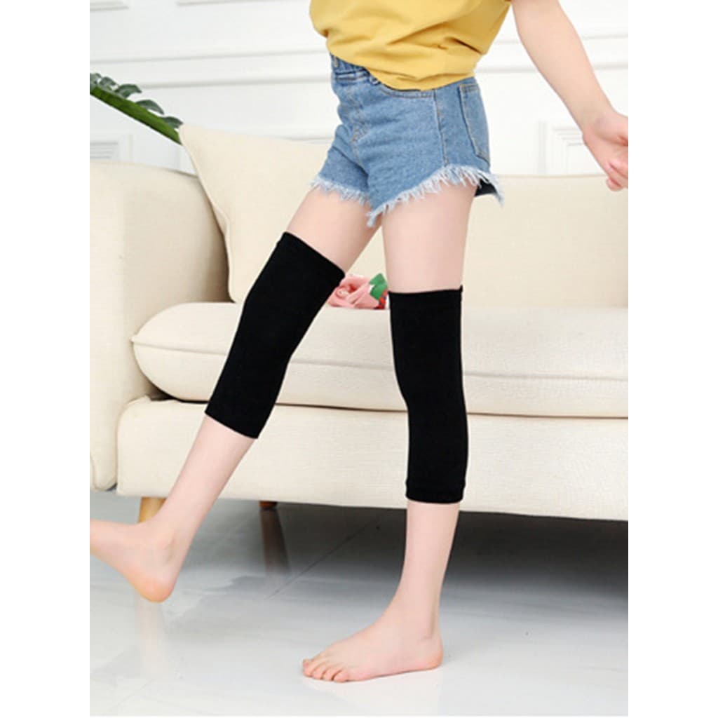Joelheiras infantis primavera verão estilo fino resistente a choques estudante dança esportes crianças algodão equipamen
