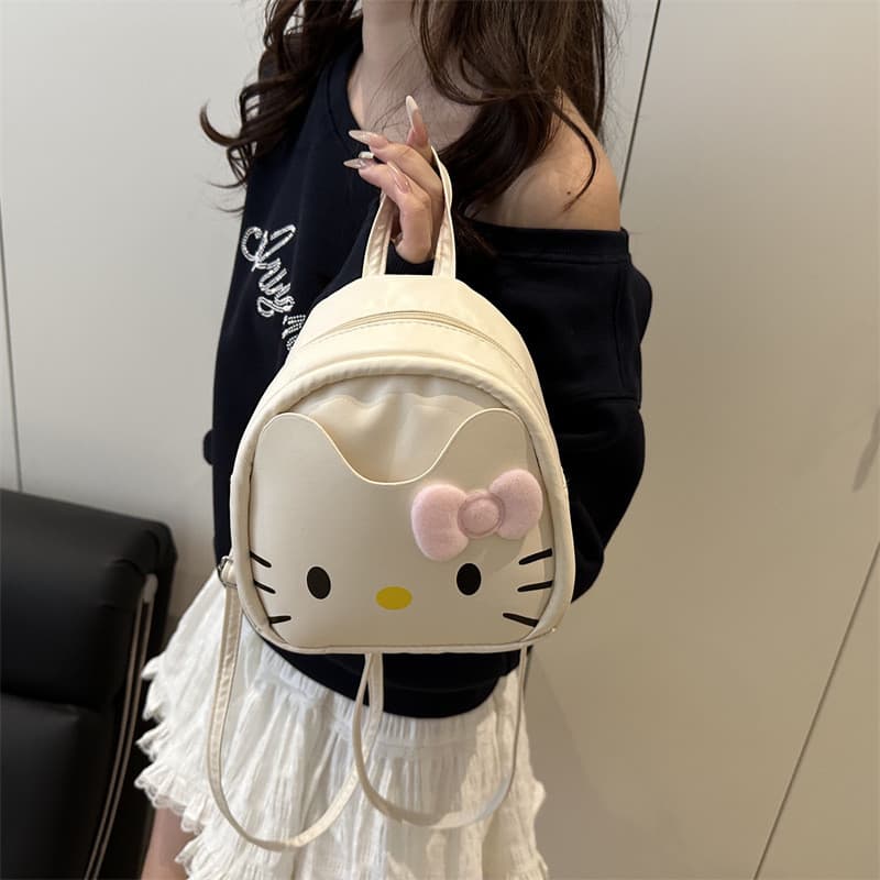 Nova mochila de gatinho estilosa e fofa, mochila para o dia a dia, mochila escolar para estudantes.