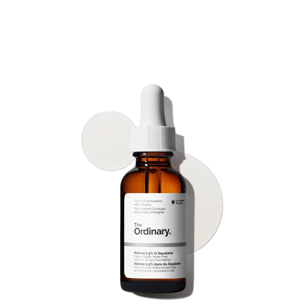 The Ordinary Retinol 0,5% em Esqualano, Sérum Intermediário de Retinol para o Rosto com Ação Anti-Envelhecimento e Suavi