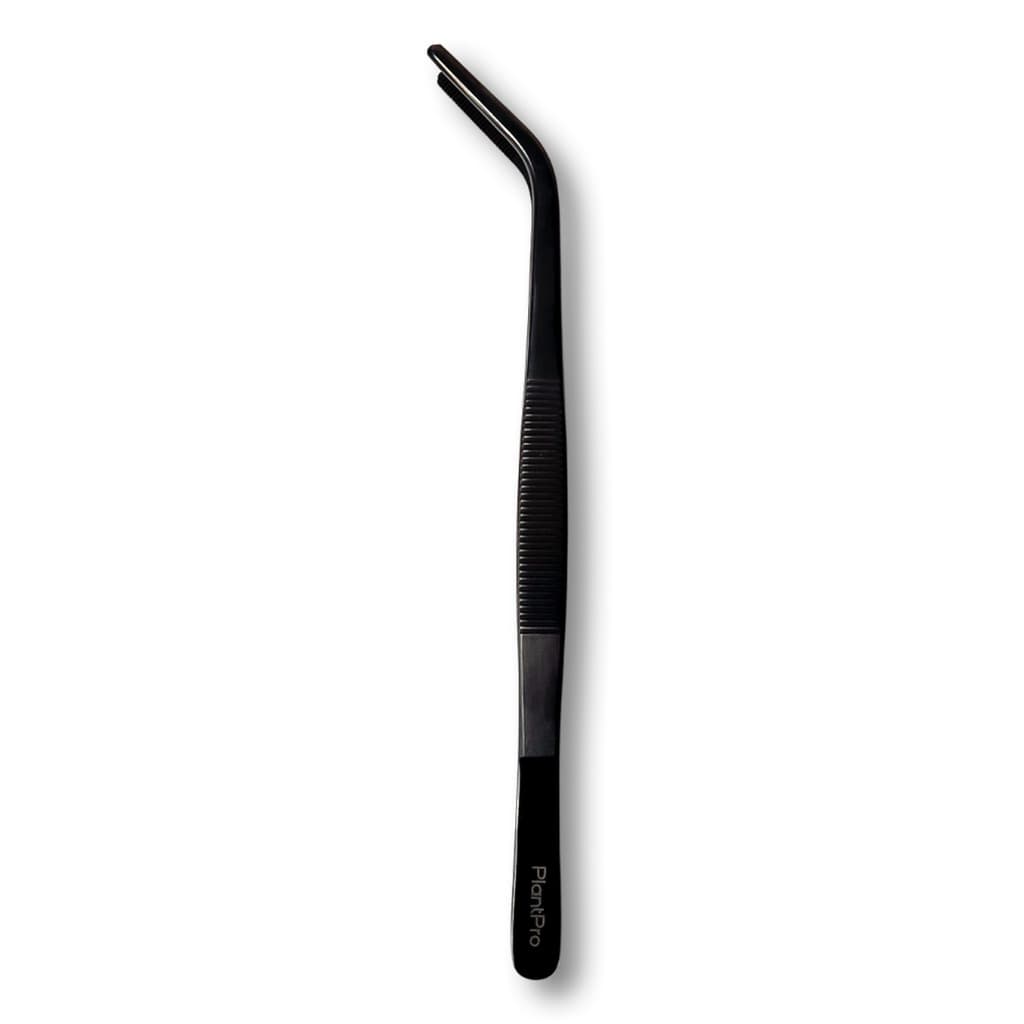 Pinça Curva 20cm Black Line PlantPro Aço Aquário Plantado
