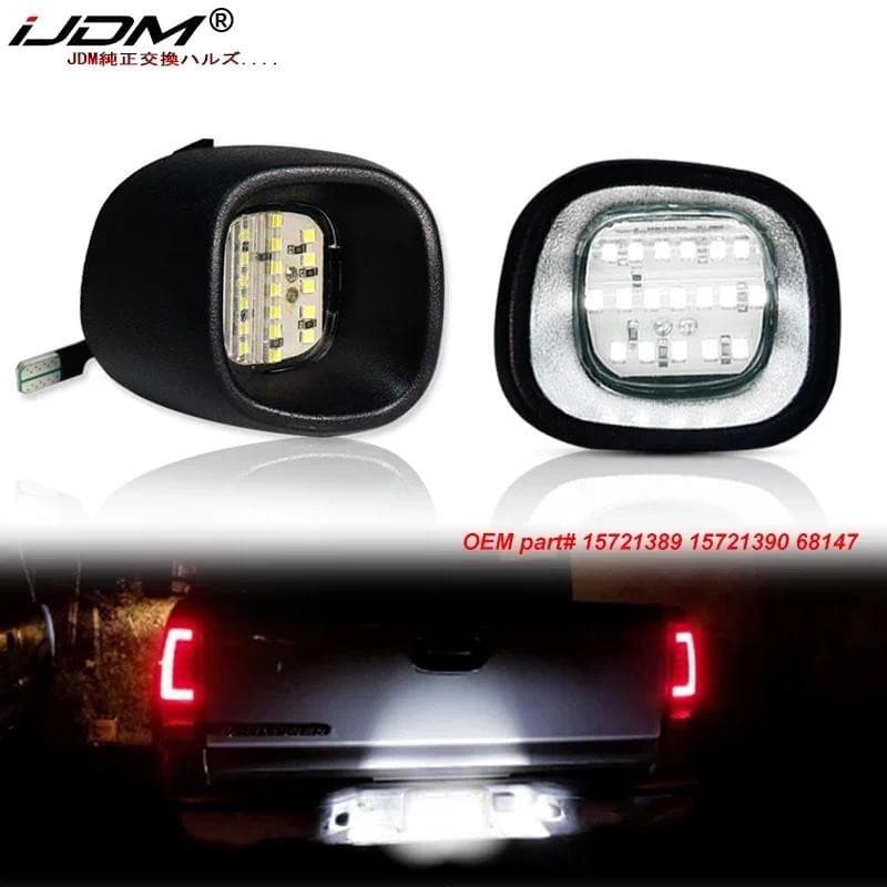 2 Pçs Luz Da Placa De Identificação Para Chevrolet Blazer S10 GMC Jimmy Sonoma Oldmobile Bravada 1998-2004 Caminhão Caud