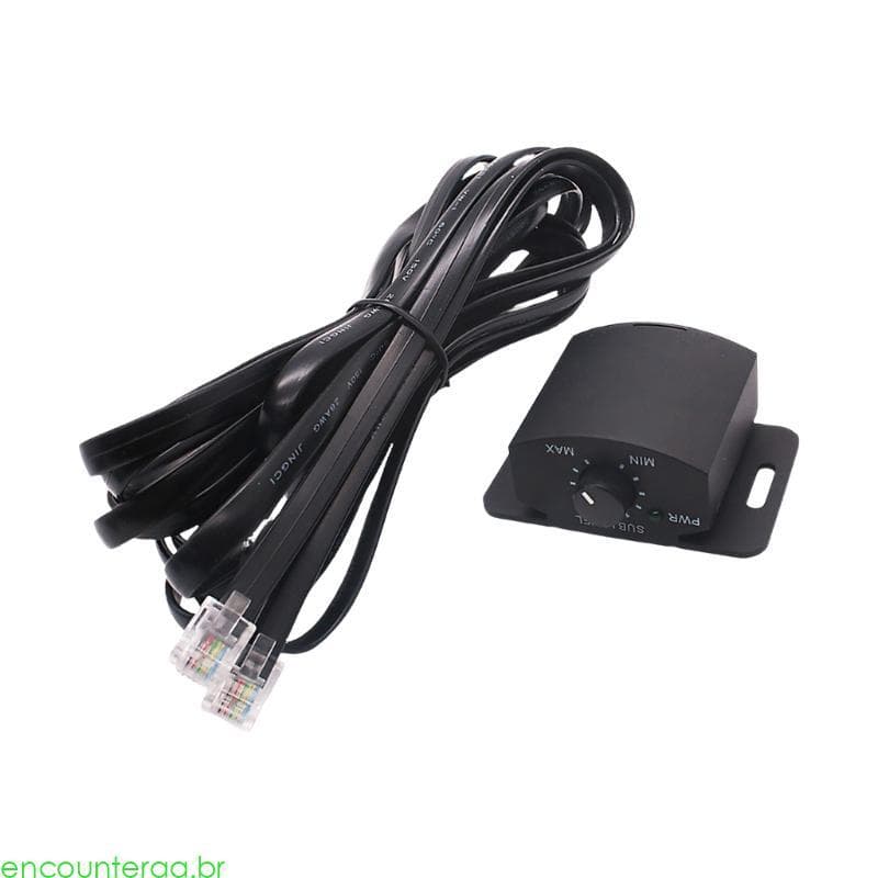 Encontrora Amplificador De Carro , Volumes De Graves , Controle Remoto Com Cabo De 4M Universal De Para Fácil Instalação