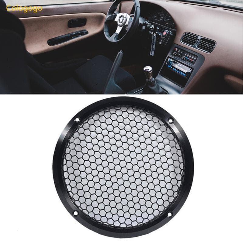 Cologogo Sólido Alto-Falante Do Carro Grill Capa Para Sons De Remontagem Decorações De Círculos