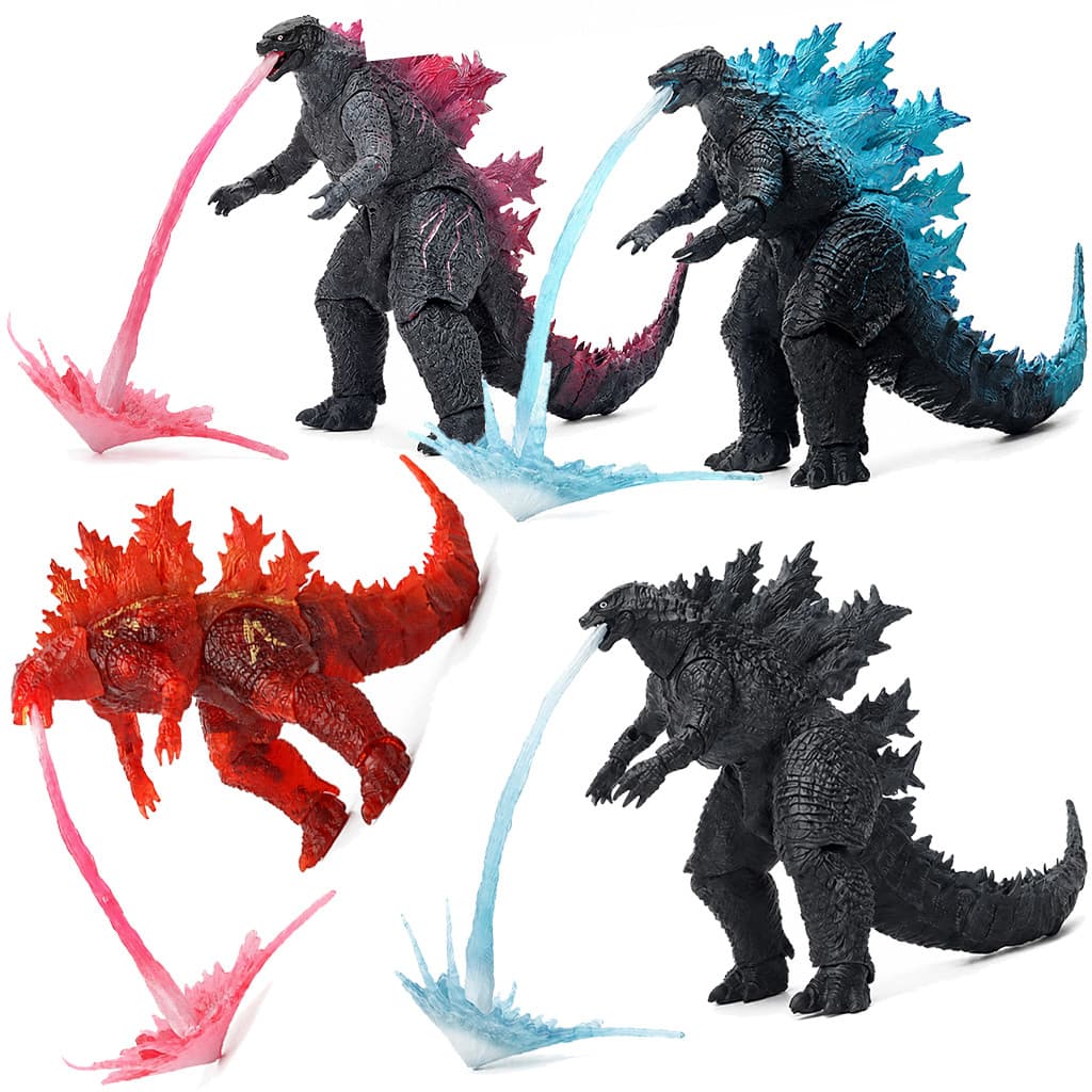 Figura De Ação Godzilla King of the Monsters , Brinquedo Monstro Articulado Com Efeito De Respiração Atômica , Modelo De
