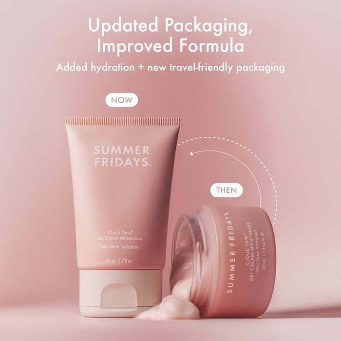 Summer Fridays Nova Embalagem Nuvem Creme Hidratante Sem Óleo Gel Hidratante Refrescante Cloud Dew
