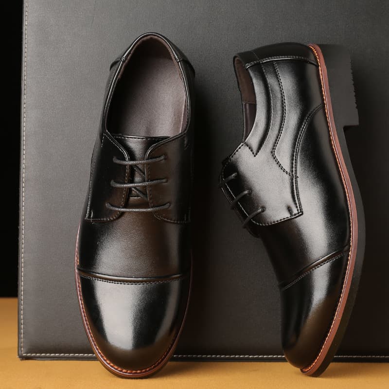 Sapatos De Couro Masculinos , Negócios plus size