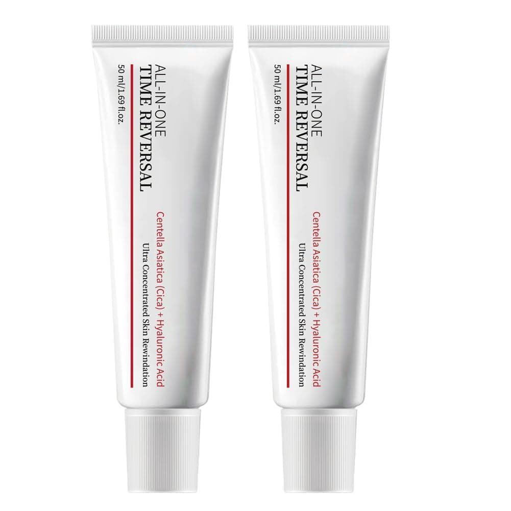 2PCS Creme Anti-Idade Tudo-em-Um com Centella Asiática (Cica), Hidrata Profundamente e Nutre a Pele, Nutre, Hidrata, Fir