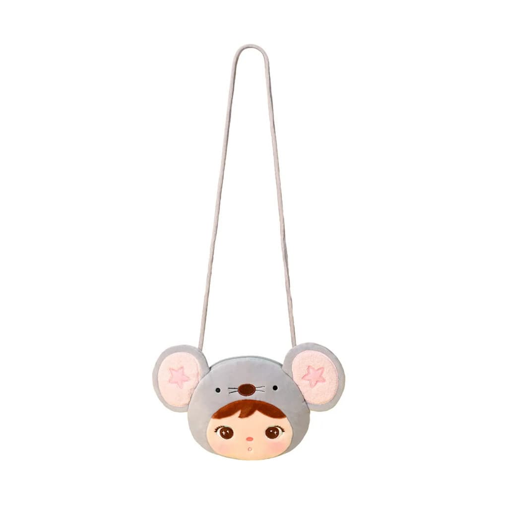Bolsa Infantil Transversal Lado Meninas Plush Alça Tiracolo