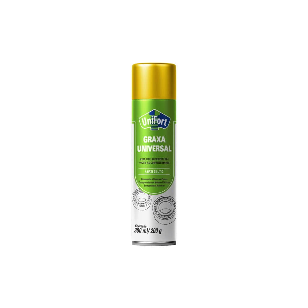 Graxa Universal Spray 300ml 200g Marrom Lubrificante
