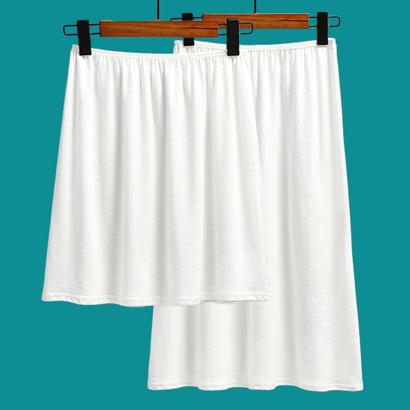 Saia interna anágua saia de fundo fina saia feminina Anti-reflexo saia interna vestido de fundo anágua