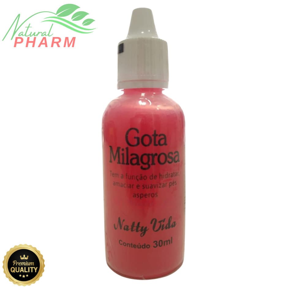 Kit com 2 unidades Gota milagrosa ORIGINAL Natty Vida