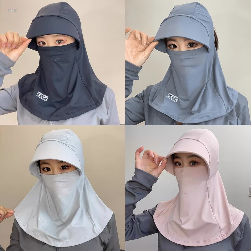 FDK 1PC Chapéu De Sol Proteção Solar , UV De Verão De Cor Sólida , Protetor De Pescoço De Aba Larga Casual Coleta De Chá