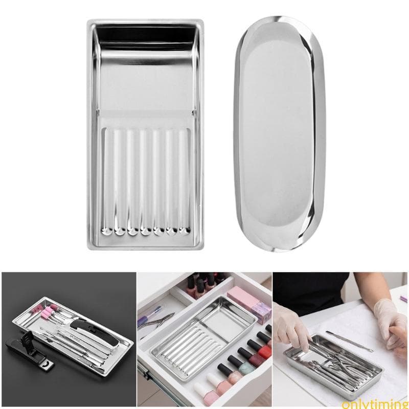 onlytiming Bandeja Esterilizadora Anticorrosão Para Cuidados Com As Unhas , Ideal Salões De Beleza , Uso Doméstico , Fác