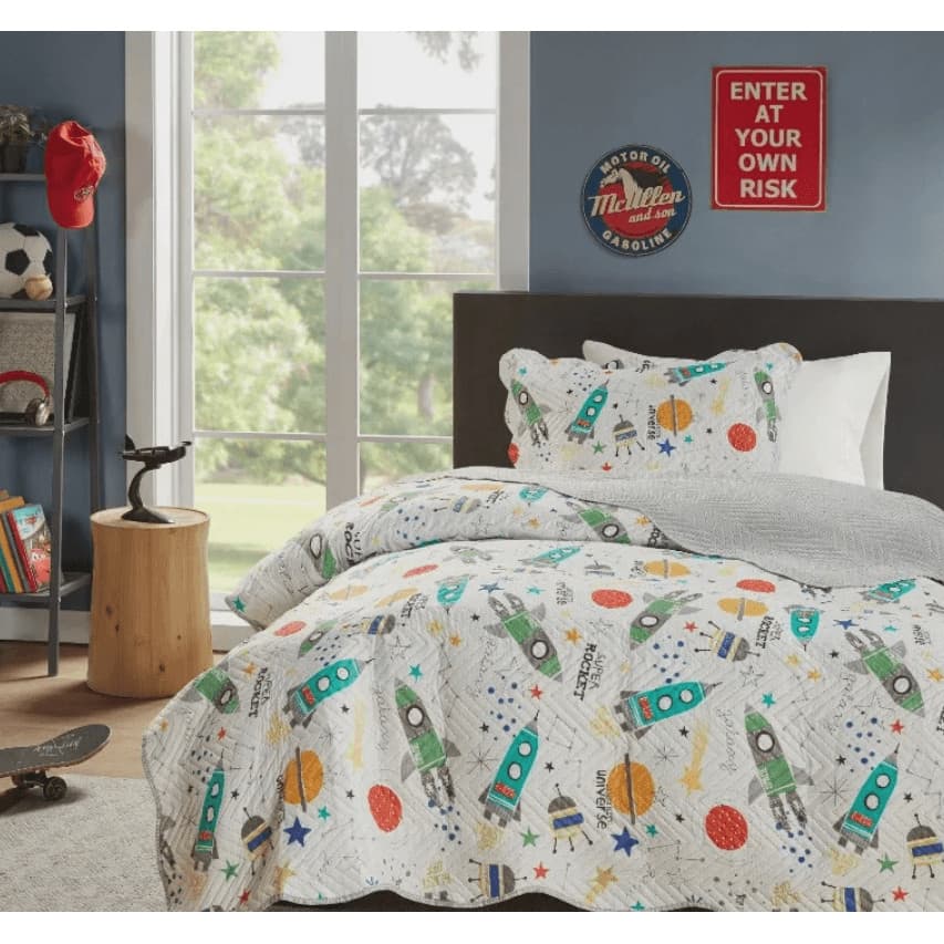 Kit Colcha Solteiro Infantil Estampados - Corttex