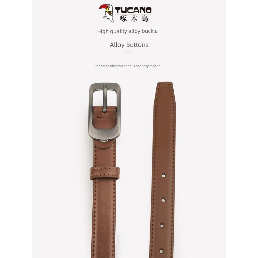 cinto feminino cinto feminino largo Woodpecker cinto feminino pino fivela Jeans cinto de negócios Casual feminino cinto