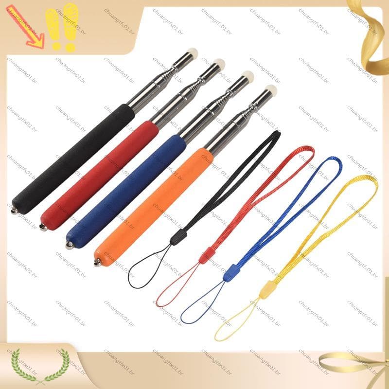 [Promover C] 4 Unidades De Ponteiro Telescópico Com Cordão De Mão De Professor Para Sala De Aula Retrátil Quadro Branco