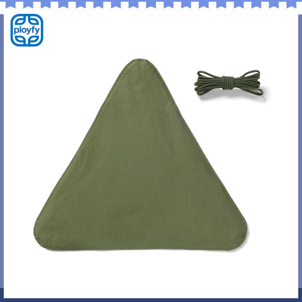 Ployfy Cadeira triangular dobrável para acampamento, assento portátil para cadeira de pesca para caminhadas, jardinagem