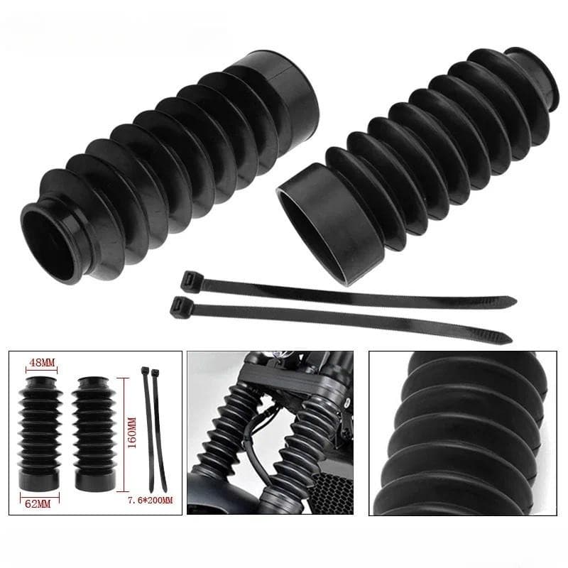 Botas De Borracha Resistente Para Garfo Dianteiro De Motocicleta , Proteção De Choque Modificação Honda CMX500 CM300