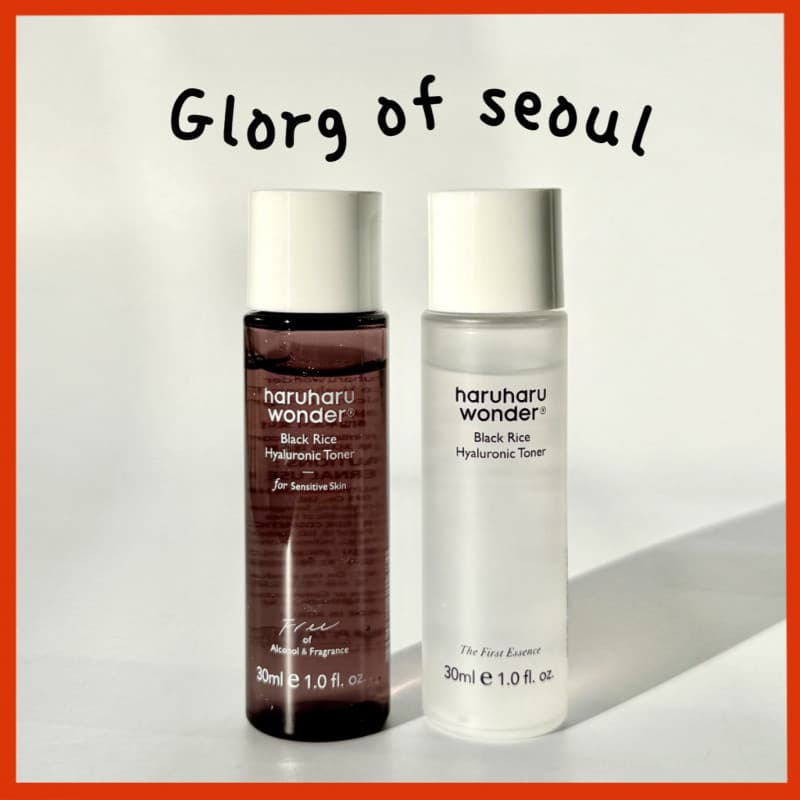 [MINI] HARUHARU WONDER Black Rice Hyaluronic Toner 30ml / 2 Options