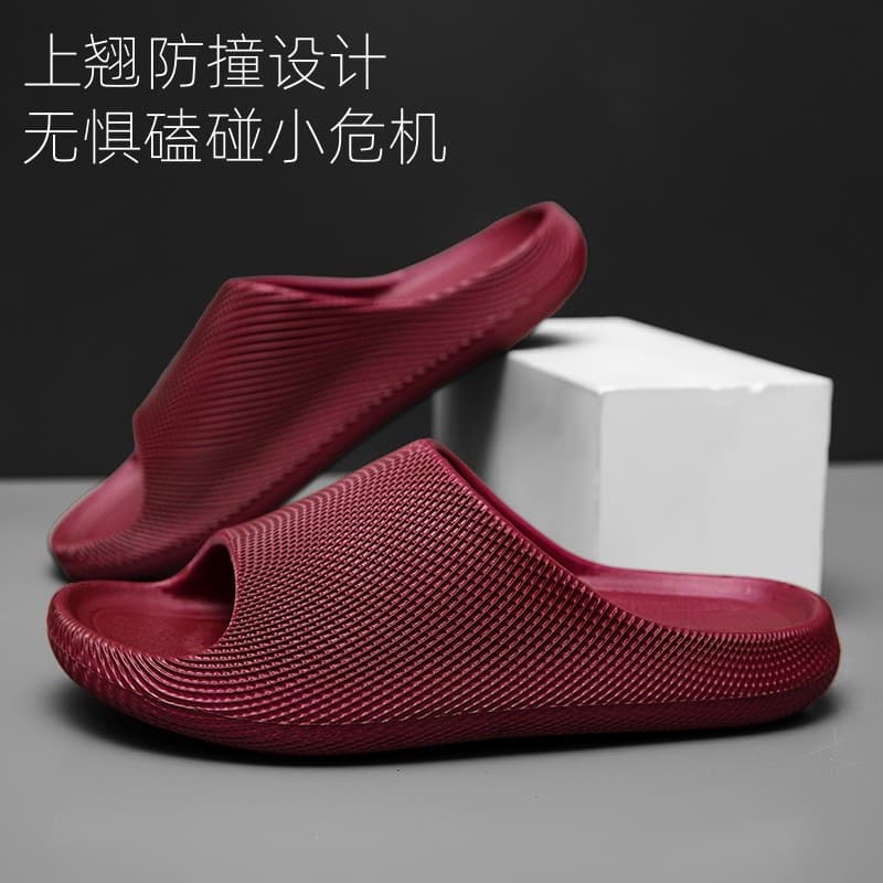 Casa chinelos sala de estar mudo Flip-Flops masculino verão antiderrapante sola macia sandálias interiores chinelos leve