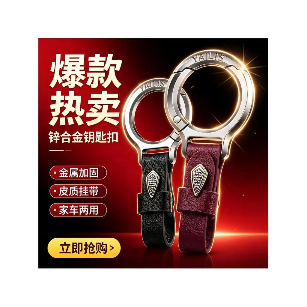 Chaveiro de carro de alta qualidade masculino de qualidade alemã simples pingente de chave de carro high-end cintura-pen