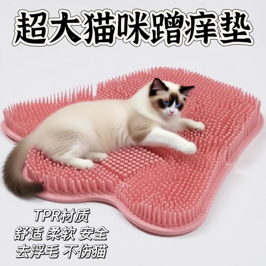 Almofada grande para arranhar gatos, ventosa multifuncional, placa para arranhar gatos, garra de moagem, Material para a