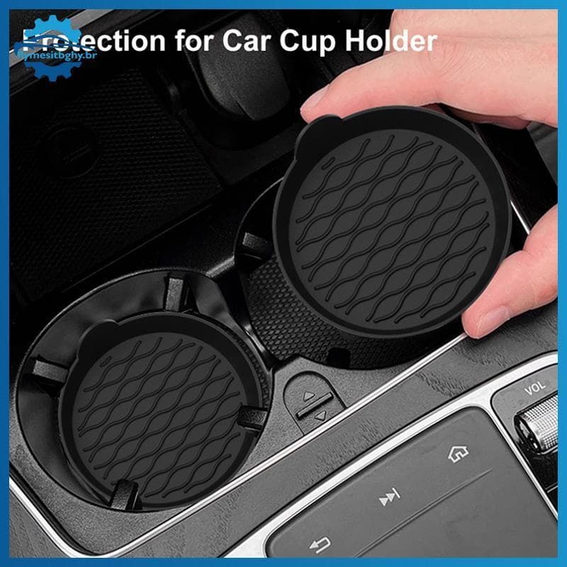 flym Porta-Copos De Carro Antiderrapante Tapete De Silicone Para Copo De Água Do Auto Interior Almofada Suporte De Bebid